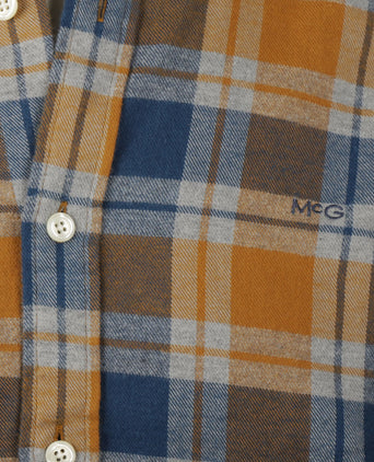 Overhemd Flanel Ruit | Camel