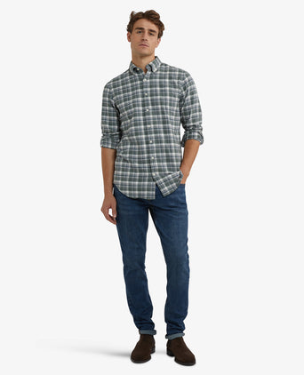 Flannel Shirt Check | Winter Sage
