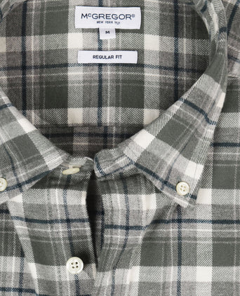Flannel Shirt Check | Winter Sage