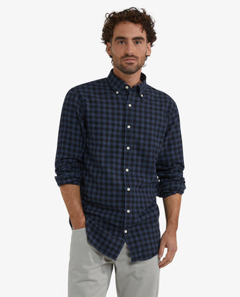 Overhemd Flanel Ruit | Navy