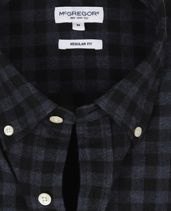 Overhemd Flanel Ruit | Navy