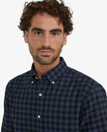 Overhemd Flanel Ruit | Navy