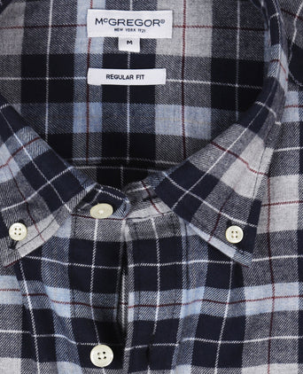 Overhemd Flanel Ruit | Light Blue