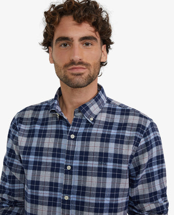 Overhemd Flanel Ruit | Light Blue