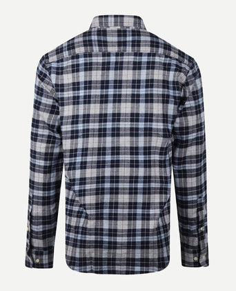 Overhemd Flanel Ruit | Light Blue