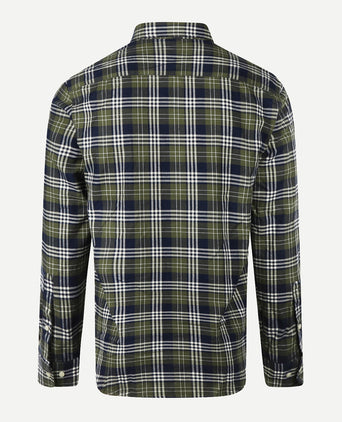 Overhemd Flanel Multi Ruit | Moss Green