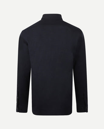 Overshirt Wol Look | Navy