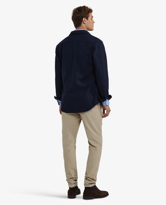 Overshirt Wol Look | Navy