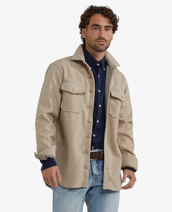 Overshirt Wol Look | Off White