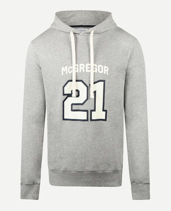 Hoody Graphic 21 | Medium Grey Melange