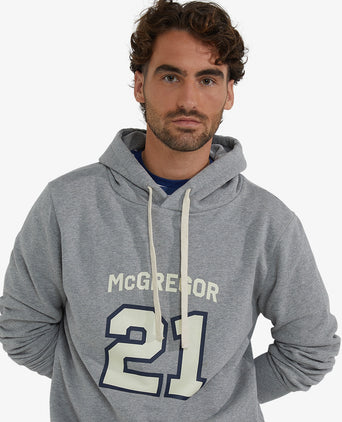 Hoody Graphic 21 | Medium Grey Melange