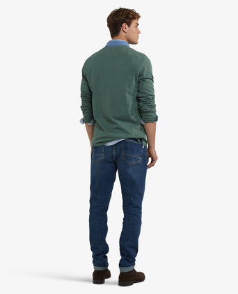 Classic Cotton Rugby Shirt | Winter Sage