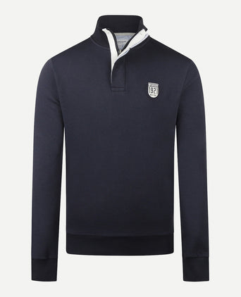 Sweatshirt Half-Zip | Navy