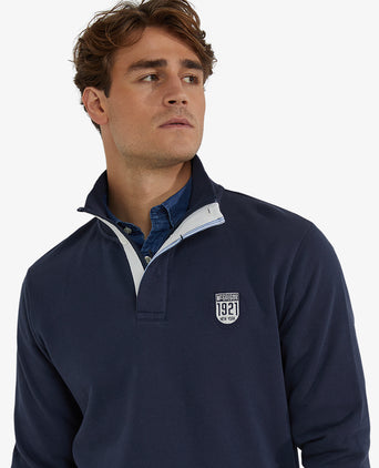 Sweatshirt Half-Zip | Navy