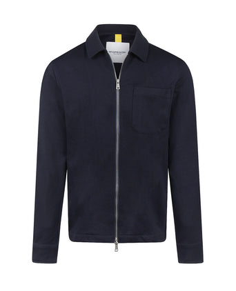 Piqué Jacket | Navy
