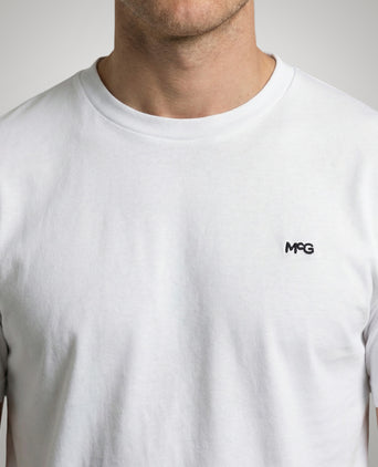 Essential MCG Embr T-Shirt | White