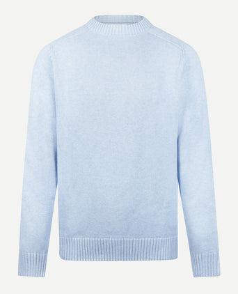 Trui Katoen Ronde Hals | Light Blue
