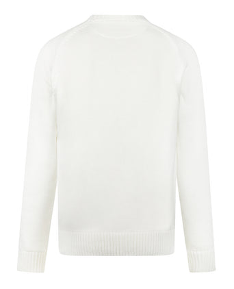 Cotton Crew Neck Sweater | Off White