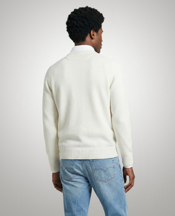 Cotton Crew Neck Sweater | Off White
