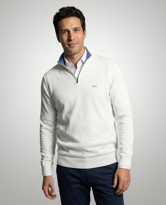 Half-Zip Sweater Cotton Cashmere | Kit