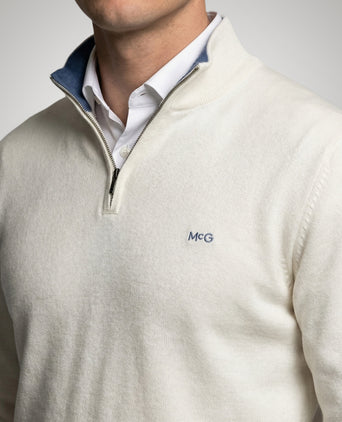 Half-Zip Sweater Cotton Cashmere | Kit