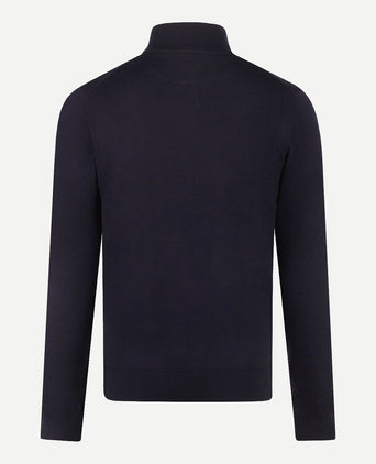 Ritsvest Katoen Cashmere | Navy