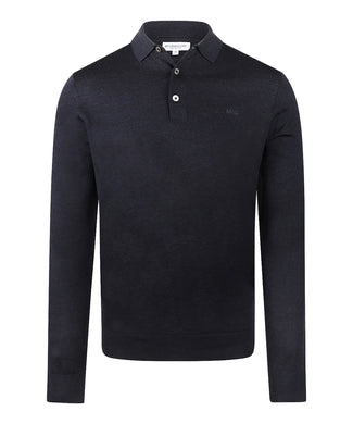 Polo Sweater Merino Wool | Navy Polo Sweater Merino Wool | Navy