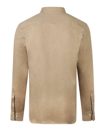 Stretch Piqué Shirt | Sand