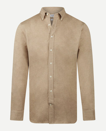 Overhemd Stretch Piqué | Sand