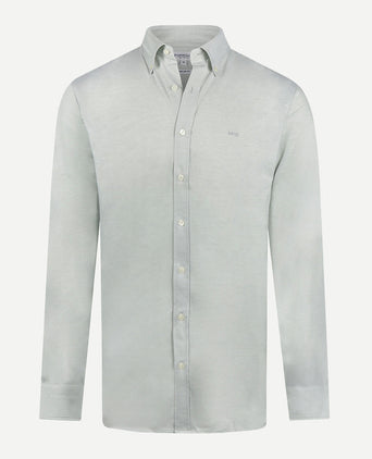 Overhemd Stretch Piqué | Light Olive