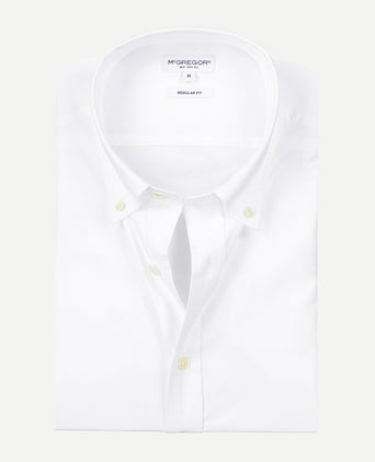 Overhemd Stretch Piqué | White
