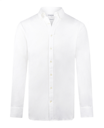 Overhemd Stretch Piqué | White