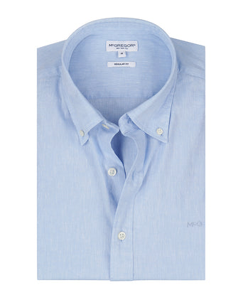Overhemd Katoen Linnen | Light Blue