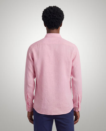 Overhemd Katoen Linnen | Pink