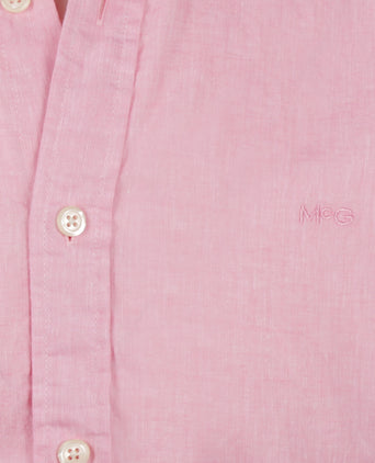 Overhemd Katoen Linnen | Pink