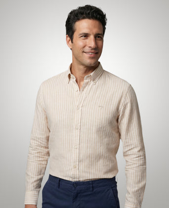 Overhemd Katoen Linnen Streep | Kit