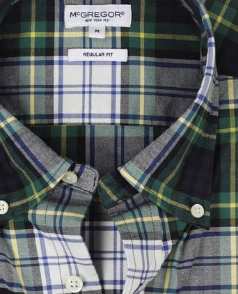 Overhemd Oxford Ruit | Navy