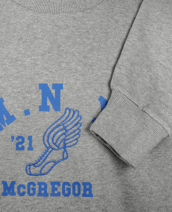 Graphic Crew | Medium Gray Melange