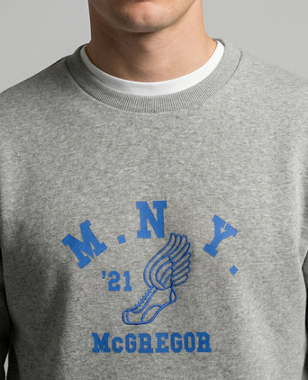 Graphic Crew | Medium Grey Melange