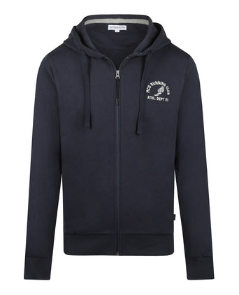 Zip Thru Hoody | Navy