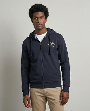 Zip-Thru Hoody | Navy