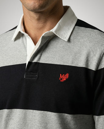 Rugbytrui Streep | Medium Grey Melange
