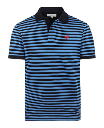 Piqué Polo Streep | Medium Blue