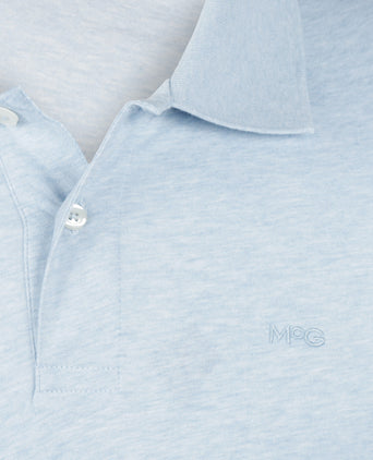 Jersey Polo Melange | Light Blue