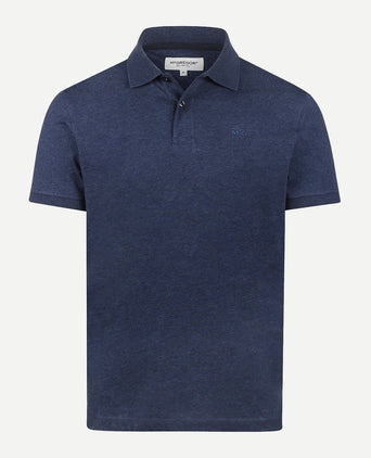 Jersey Polo Melange | Medium Blue