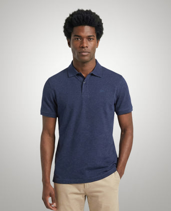 Jersey Polo Melange | Medium Blue