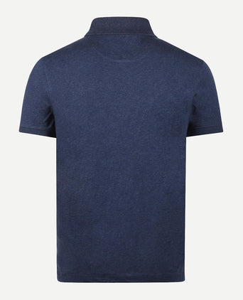 Jersey Polo Mélange | Medium Blue