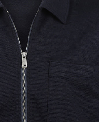 Pique Jacket | Navy
