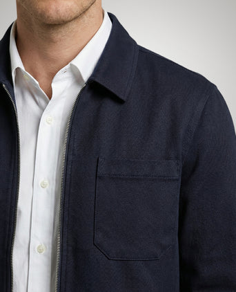 Pique Jacket | Navy