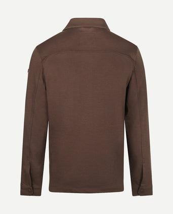 Pique Jacket | Chocolate Brown